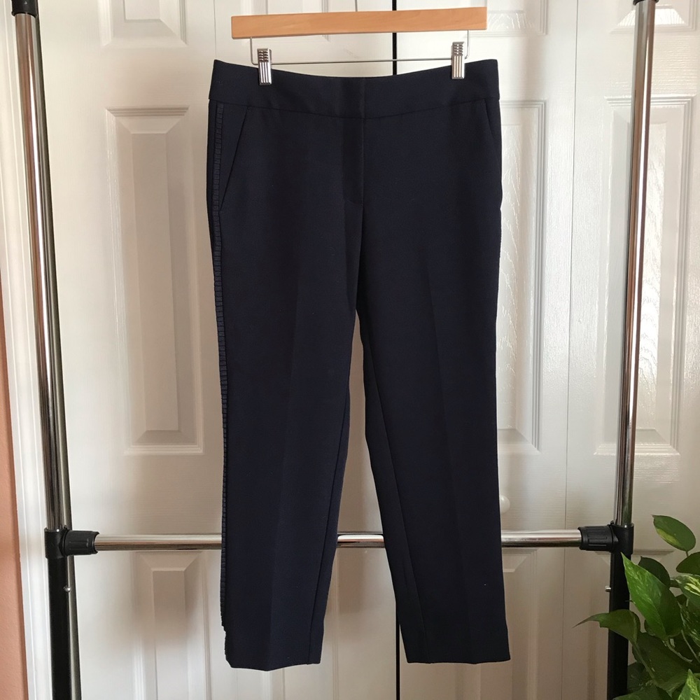LOFT Navy Ankle Trousers